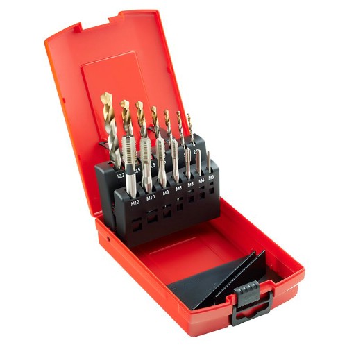 Gängtappsats med borr DORMER L115 E500+A022