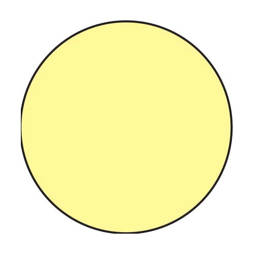 Golvmarkering rund GlowLite Nova efterlysande