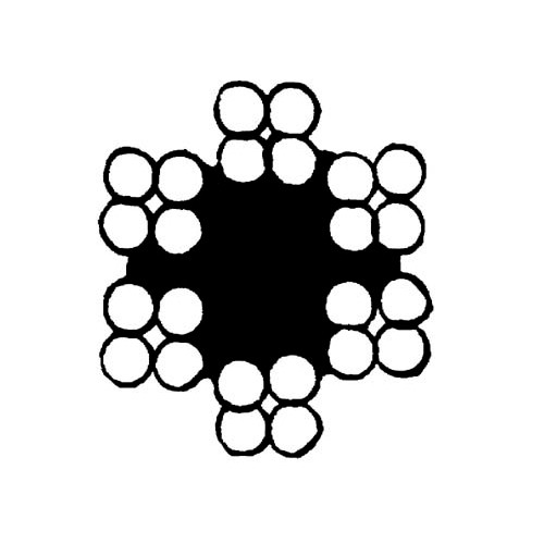 Stållina 24-trådig galvaniserad