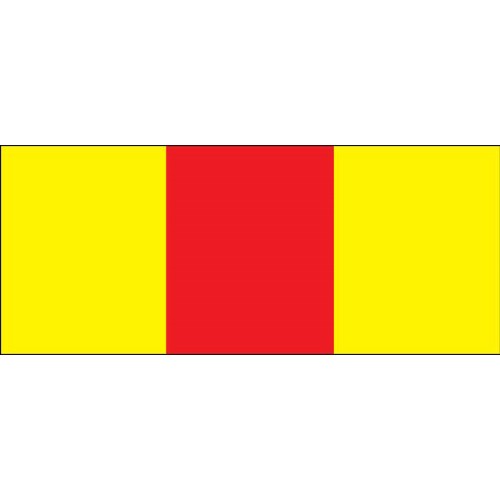 Skylt container-reflex