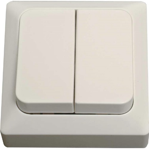 Strömbrytare utanpåliggande