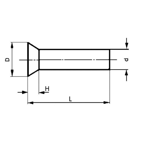 Försänkt nit FN OBEH
