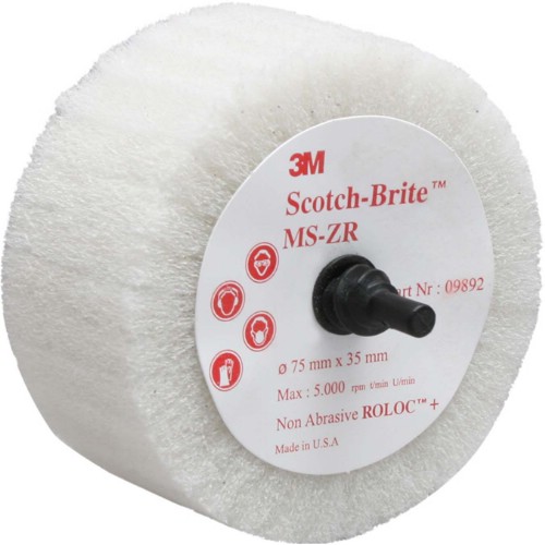 Polernylonstift 3M Scotch-Brite MS-ZR Roloc+