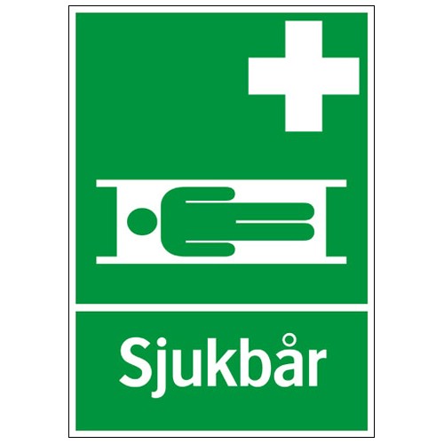 Skylt sjukbår