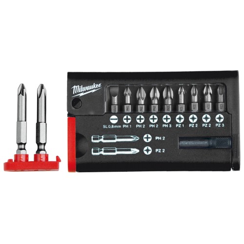 Bitssats 1/4" MILWAUKEE Orange 12 delar