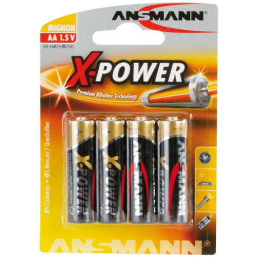 Alkaliska batterier ANSMANN X-Power