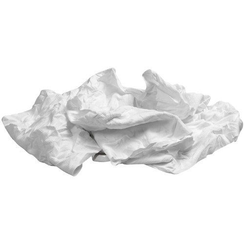 Vita bomullshandukar dispenserförpackade