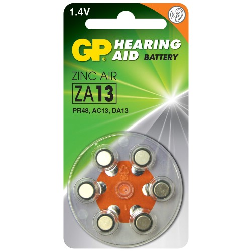 Knappcellsbatteri GP Zinkluft