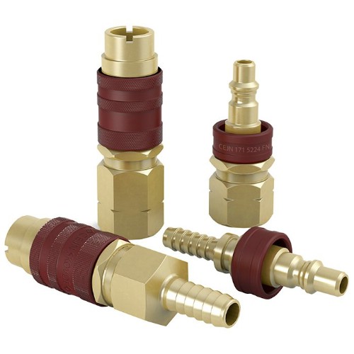 Snabbkoppling Acetylen CEJN<br />serie 171/Röd