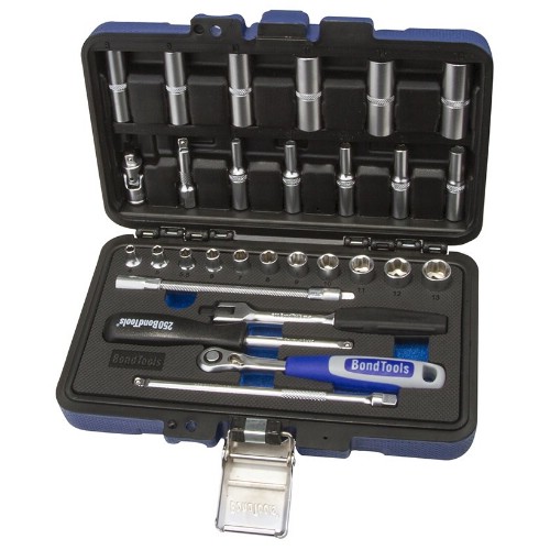 Hylsnyckelsats 1/4" mm BONDTOOLS BT1429