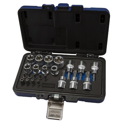 Torxhylssats 1/2" inv./utv. BONDTOOLS BT1223TX