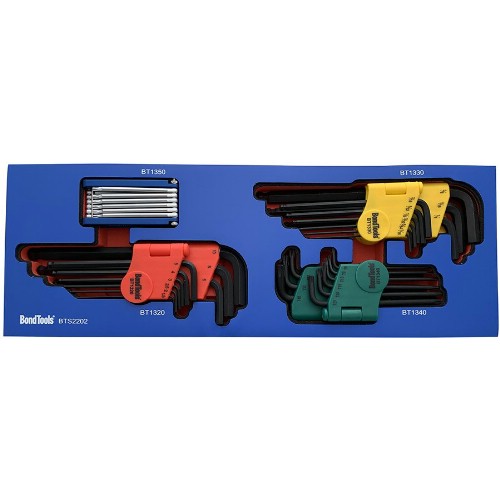 Insex- och Torxnyckelsats BONDTOOLS BTS2202 28 delar