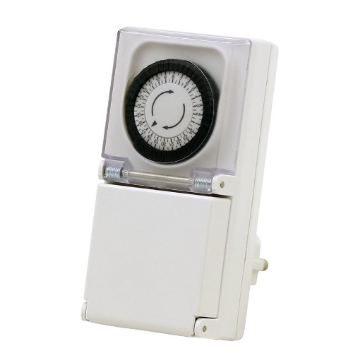 Klockströmbrytare 24 h Utomhus