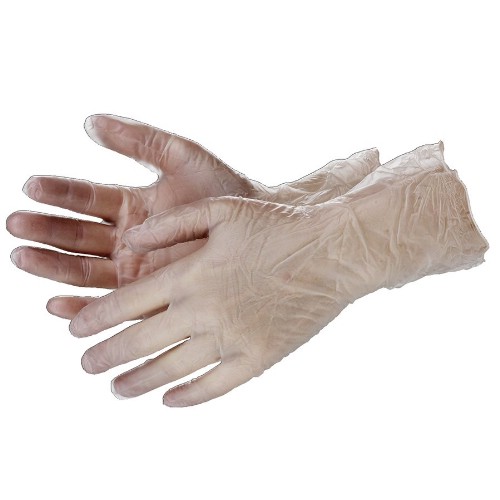 Engångshandske TEGERA 825A vinyl puderfri ESD