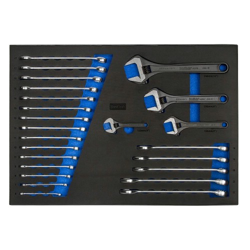 U-ringnyckel- och skiftnyckelsats BONDTOOLS BTS5552 24 delar