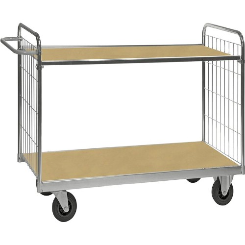 Hyllvagn KM Serie 9000 2 hyllplan Elförzinkad ESD