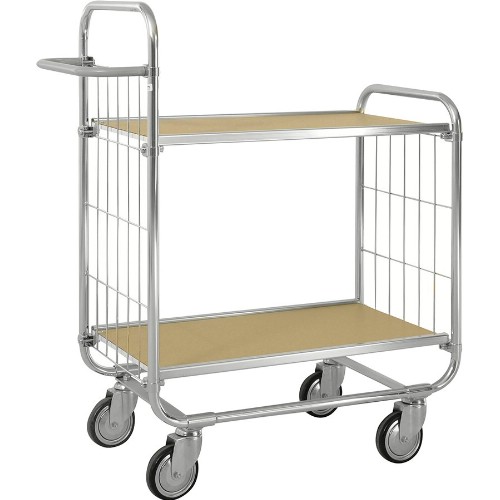 Hyllvagn KM Serie 8000 2 hyllplan Elförzinkad ESD