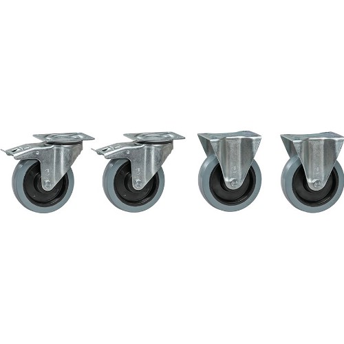 Hjulsats WFI Gummi 1050 kg