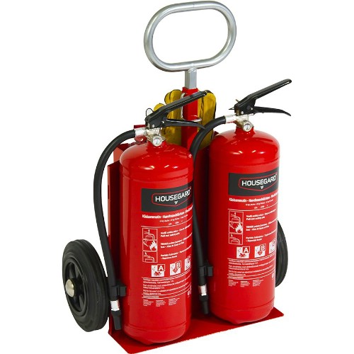 Brandsläckarkärra HOUSEGARD med släckare
