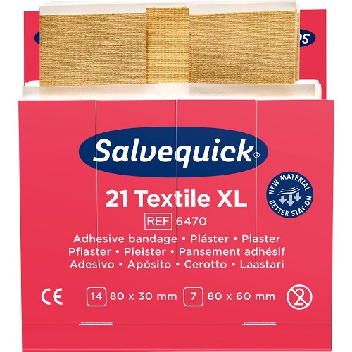 Textilplåster CEDERROTH Salvequick 6470
