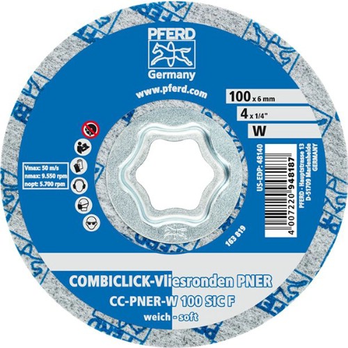Polernylonrondell PFERD CC-PNER COMBICLICK