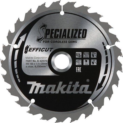 Cirkelsågklinga MAKITA Specialized Efficut Trä