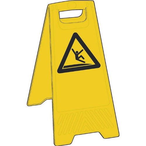 Golvskylt symbol halkrisk