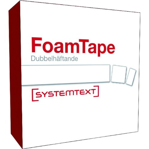 Dubbelhäftande foamtape för skyltar