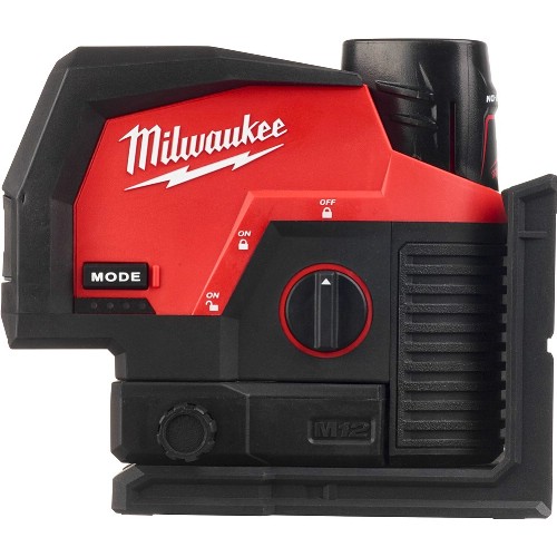 Kors- och punktlaser MILWAUKEE M12 CLLP-301C 12 V