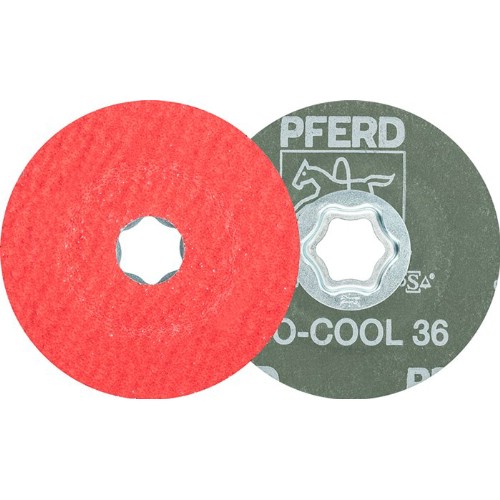 Fiberrondell PFERD CC-FS Keramiskt korn CO-COOL COMBICLICK