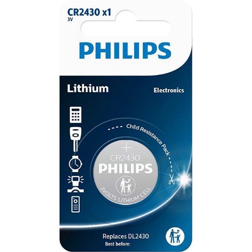 Knappcellsbatteri PHILIPS Lithium