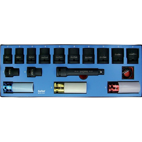 Krafthylssats 1/2" BONDTOOLS BTS2741 18 delar