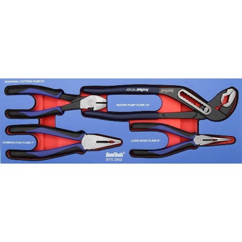 Tångsats BONDTOOLS BTS2802 4 delar