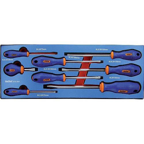 Skruvmejselsats Spår BONDTOOLS BTS2001 8 delar