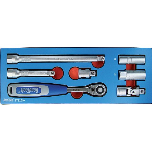 Hylsnyckelsats 1/2" BONDTOOLS BTS2510 7 delar