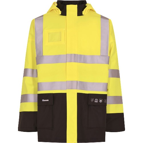 Regnjacka LYNGSØE FR-LR6025 Varsel Flamskydd Herr