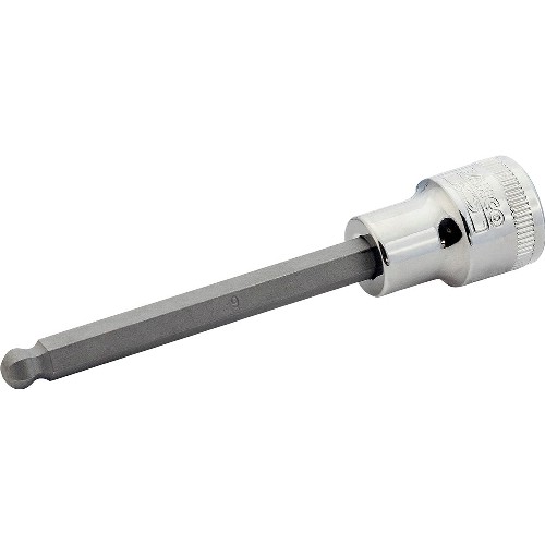 Insexhylsa 3/8" inv. lång kula mm BAHCO 7409BH