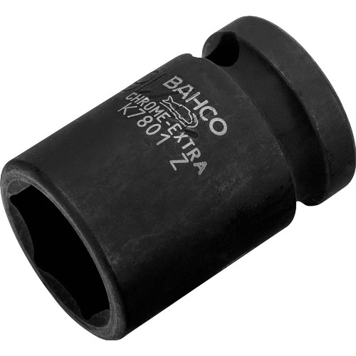 Krafthylsa 1/2" 6-kant tum BAHCO K7801Z