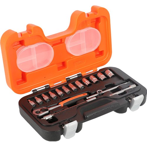 Hylsnyckelsats 1/4" mm 16-delar BAHCO S160