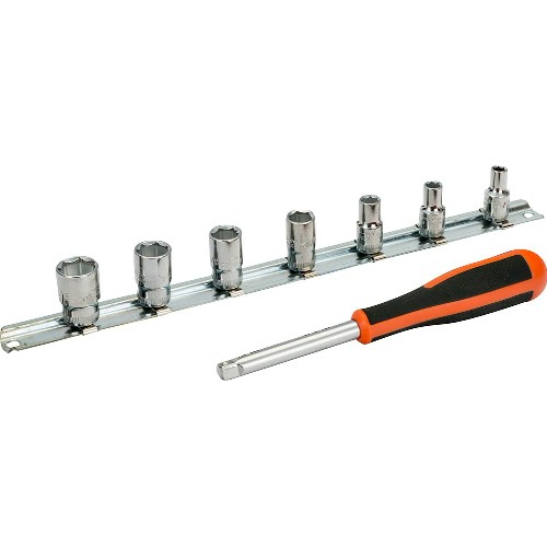 Hylssats 1/4" tum 8-delar BAHCO 6729SZ