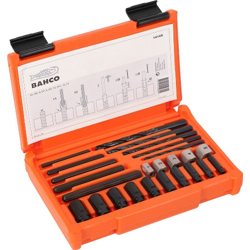 Skruvutdragarsats BAHCO 1418S M5-M16