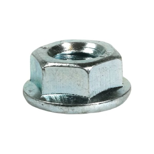 Mutter sexkant M6MFT 8 FZB DIN 6923 Med fläns, räfflad